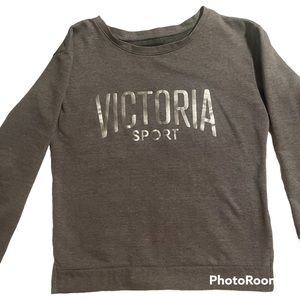 Victoria's Secret Sport Gray Crew Neck Sweater